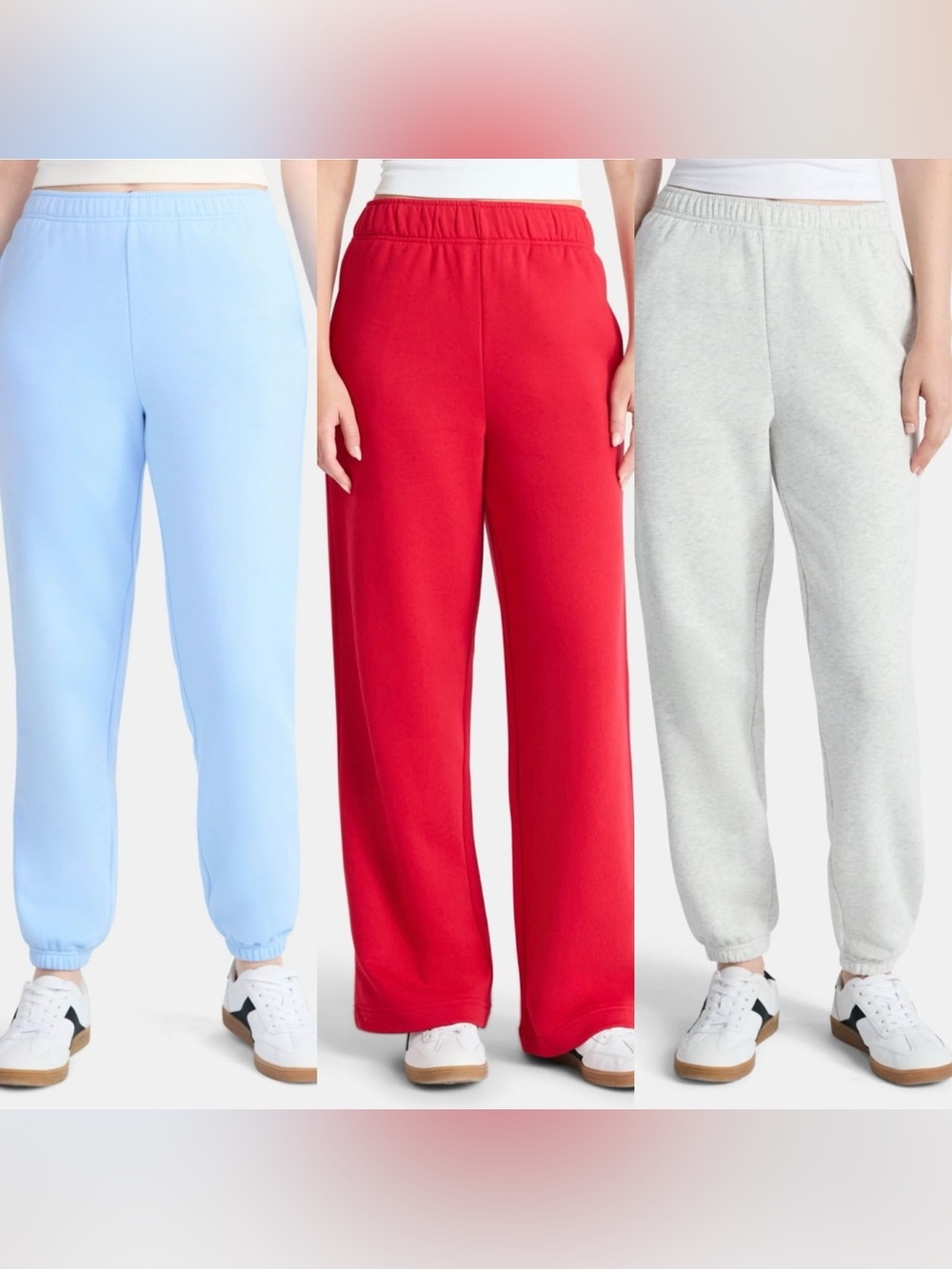 Women’s sweatpants - 2 joggers, 1 wide leg - size XS/S
